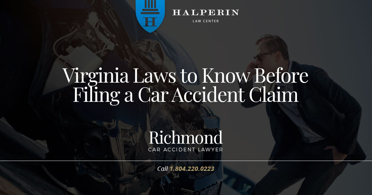 Virginia Laws to Know Before Filing a Car Accident Claim
