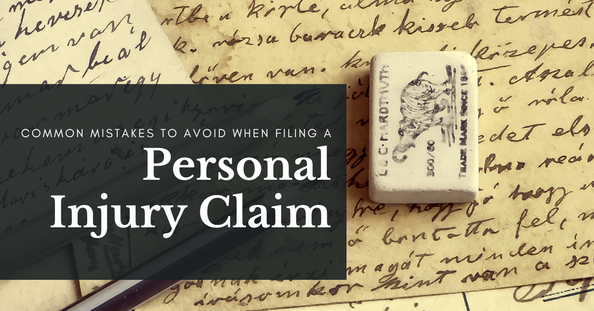 Common Mistakes to Avoid When Bringing a Personal Injury Claim